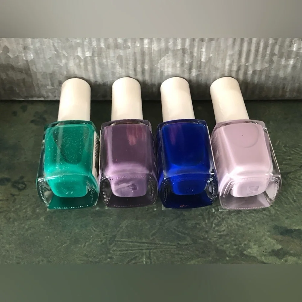 4pack Candy Moyo gel nail polish in lavender royal blue emerald green mauve‎ new